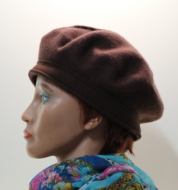 Fiebig damesbaret art. 53519 - bruin