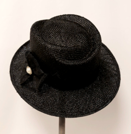 Weba Hats dameshoed Ramie art. 9543 - zwart