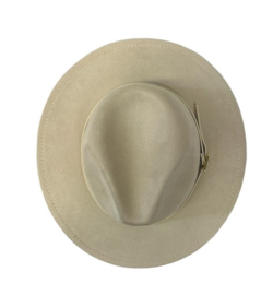 Dameshoed Fedora suèdine art. CX412-4 - kit