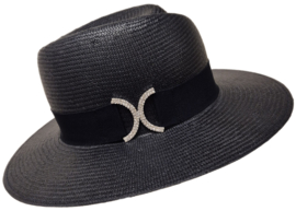 Weba Hats dameshoed Panama art. 1193/2 - donkerblauw