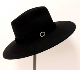Weba Hats dameshoed Wolvilt art. 9100 - zwart