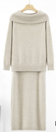 H&L fijngebreide trui art. A168A - beige