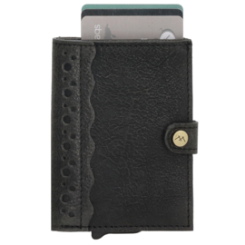 Micmacbags pasjeshouder/safety wallet Marrakech art. 20670 - zwart