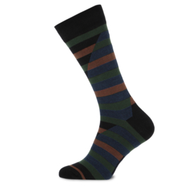 Marcmarcs herensok Joe art. 92156 - zwart/groen/cognac