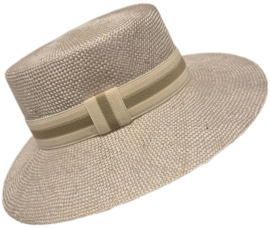 Weba Hats dameshoed Ramie art. 1335 - zandkleur/kit