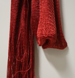 Damesshawl Lurex art. 6895 - rood