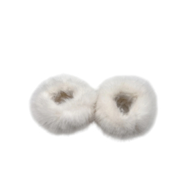 Polswarmer Wrist Cuff fake fur long art. 843-8 - ecru