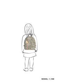 Zebra rugzak Spots S art. 409905 - beige/zwart