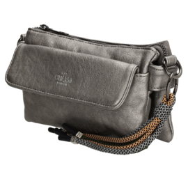 Charm crossbodytas Tottingham art. 20628 -pewter/donkerzilverkleur