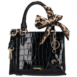 Charm London hand- en schoudertas Knightsbridge art. W01385 - zwart