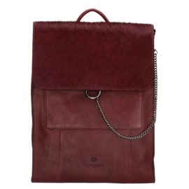 Micmacbags rugzak/rugtas Mendoza  art. 20068 - burgundy/donkerrood