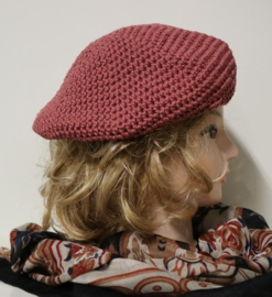 Damesbaret  Eva 15 - marsala rood/425