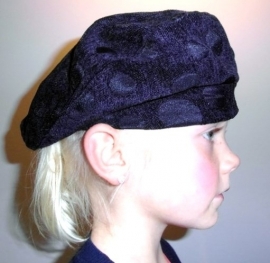 Kinderbaret Barbara - donkerpaars