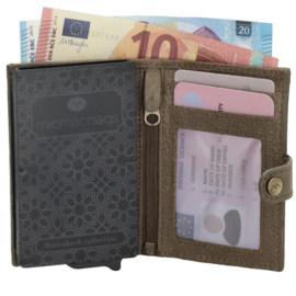 Micmacbags pasjeshouder/safety wallet Marrakech art. 20670 - olijfgroen