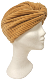 Mayser muts/turban Oana art. 0571 - camel/cognac