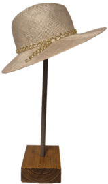 Weba Hats dameshoed Ramie art. 1024 - beige/kitt