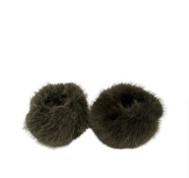 Polswarmer Wrist Cuff fake fur long art. 843-8 - groen