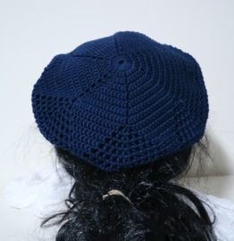 Kinderbaret Nelly - donkerblauw