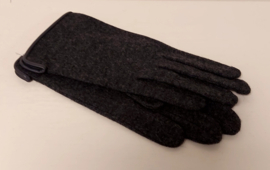 Glove Story wollen dameshandschoenen art.  32006 - donkergrijs