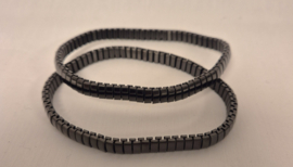 Mouwophouders de Luxe - zwart metallic