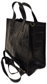 Giuliano hand- en schoudertas art. 2572 - zwart