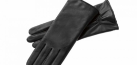 Roeckl lederen dameshandschoen Classic Fleece art. 13011-193 - zwart