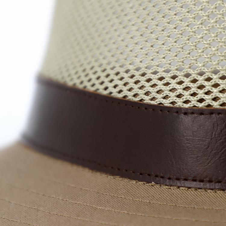 Fiebig herenhoed Traveller/mesh art. 110010 - beige