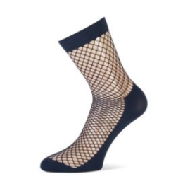 Marianne fishnet sokje art. 32500 - navy