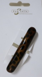 Dam'selle haarspeld Jaguar art. 45 218 - bruin/zwart