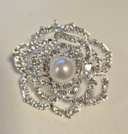 Vestclip/vestsluiting art. 8102 - zilverkleur