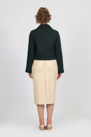 Rok midi-lengte Saly art. J067 - beige