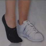 Teckel invisible sneakersock Terry art. 520 - zwart
