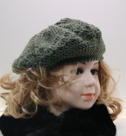 Kinderbaret Esmee ac. - legergroen