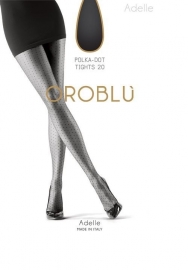 Oroblu fantasiepanty polkadot Adelle - zwart