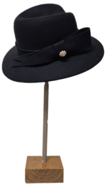 Weba Hats dameshoed Wol art. 1193 - donkerblauw