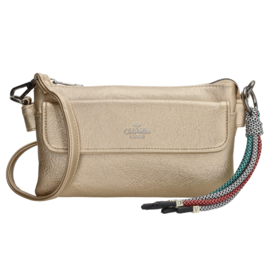 Charm crossbodytas Tottingham art. 20628 - champagne/lichtgoudkleur