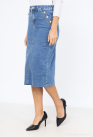 Rok stretchdenim Bestiny art. 1776 - blauw