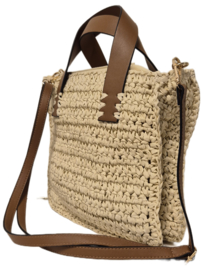 OR hand- en schoudertas art. 1692 - naturel/bruin