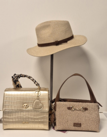 Dameshoed FB Raffia art. 166792 - beige