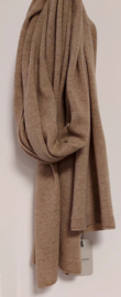 P-Modekontor unisex shawl art. 5938534-2 - zand gemêleerd