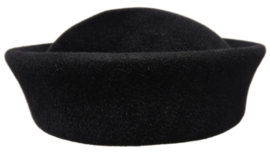 BWS dameshoed Velours art. 2188 - zwart