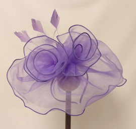 Fascinator/haargarnering art. 1962 - paars