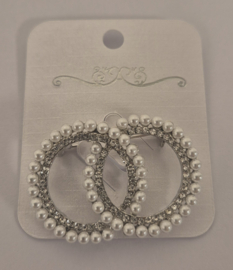 Broche Ringen art. 1029 - zilverkleur