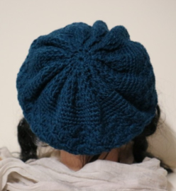 Kinderbaret Esmee ac.- petrol/blauw