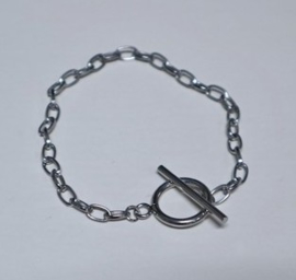Schakelarmband art. 12001 - zilverkleur