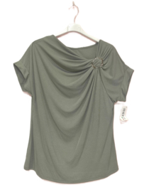 Top met kapmouw NewS art. 6196 - groen