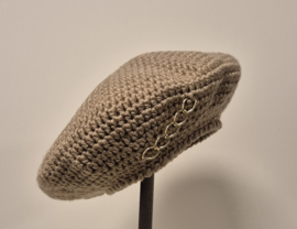 Damesbaret Chunky 15 - taupe/1064