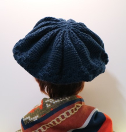 Damesbaret Sanne ac. -  donkerblauw