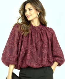 Damesblouson/top Lina art. 92114 - burgundy