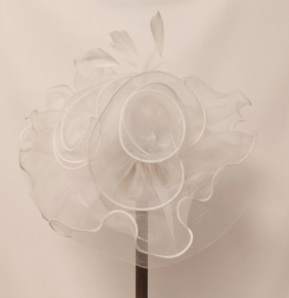 Fascinator/haargarnering art. 1962 - wit